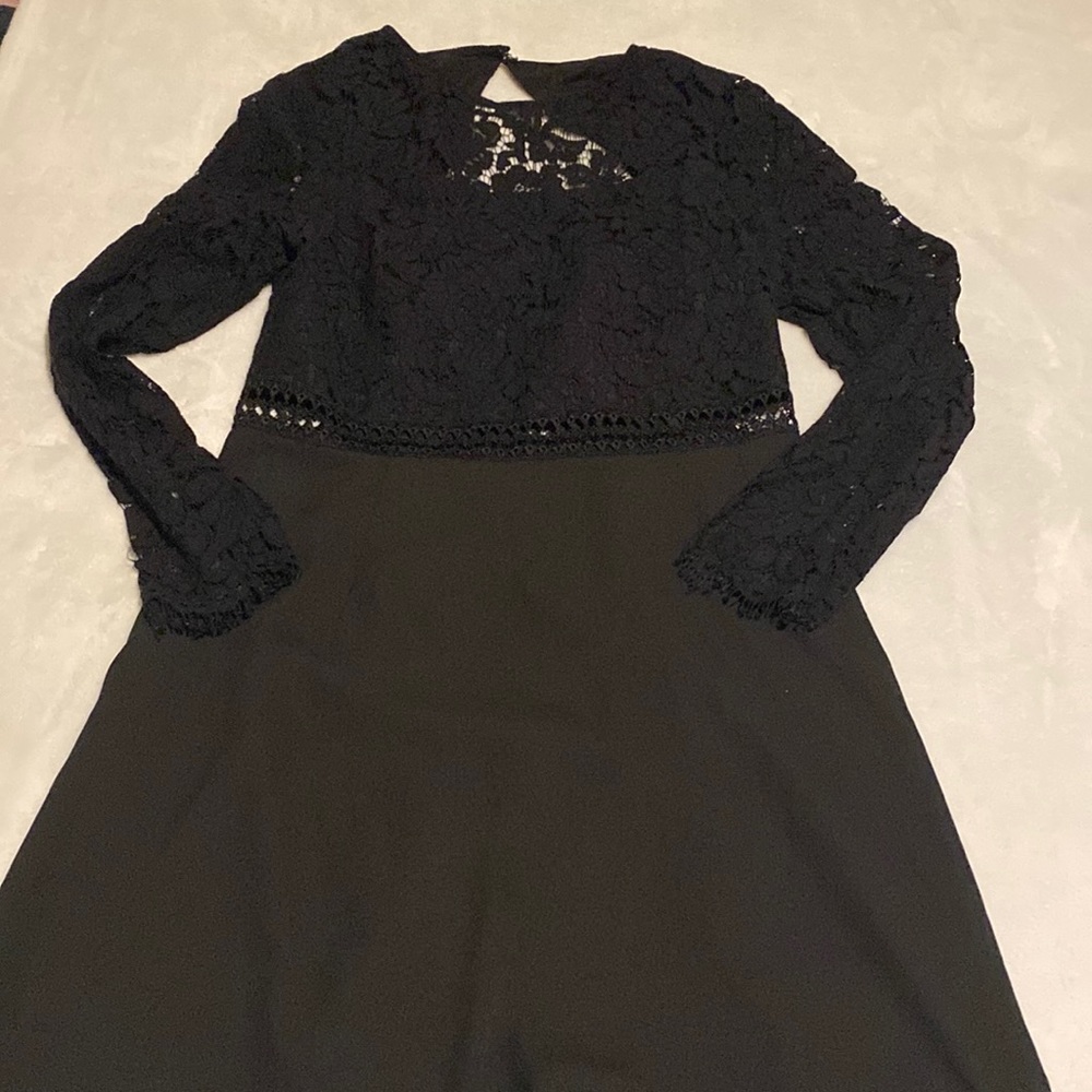 Simple, classy short, black dress